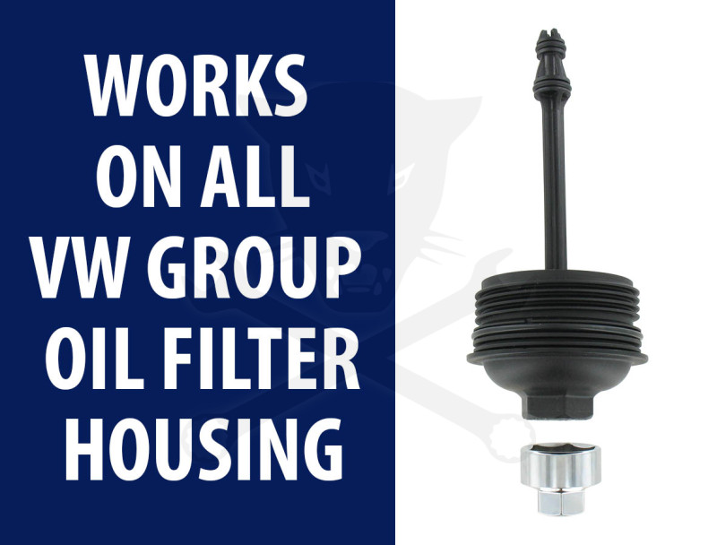 Olajszűrő leszedő kupak készlet VW/Audi 4+1 db-os készlet - Hubitools