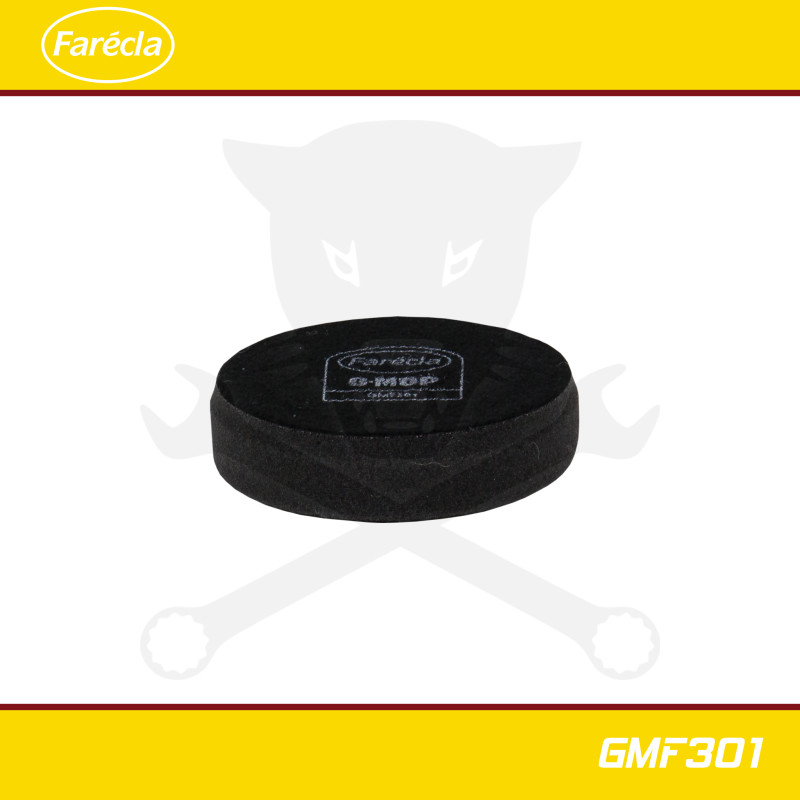 Polírozó szivacs G-MOP 3" - 75x20 mm FINOM (fekete) - Farécla