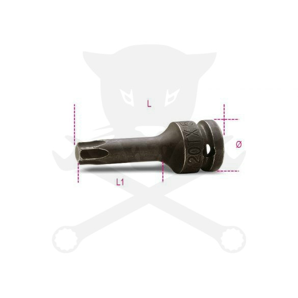 Légkulcsfej torx 1/2" 55-ös BETA (720TX/55)