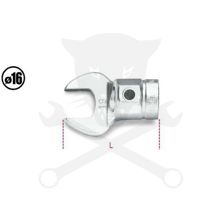 Nyomatékkulcsfej, cserélhető - Villás 19 mm Beta (642/19)