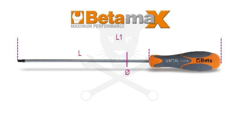 Csavarhúzó készlet Beta torx 12 db-os (1297TX/S12)