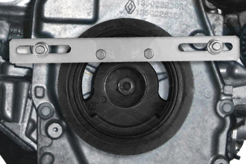 Főtengely szíjtárcsa ellentartó - Renault 0.9L/1.2L -H4BT-H5FT- Laser