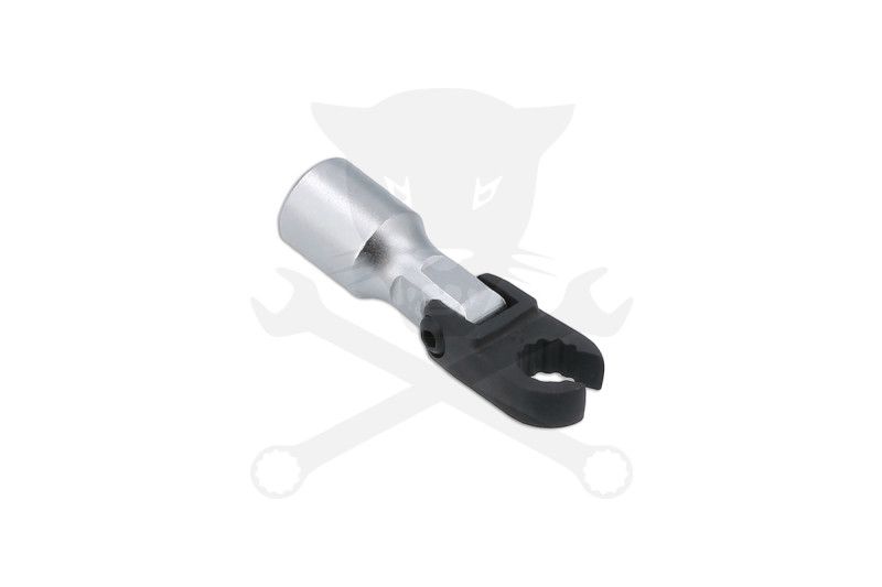 Villáskulcs adapter csuklós 10 mm-es Crowfoot nyitott 12 lapú 3/8"