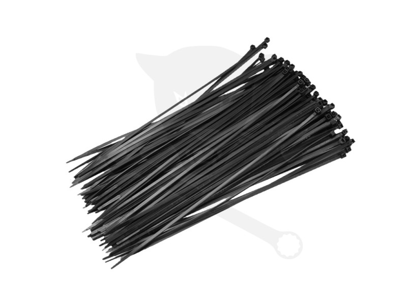 Kábelkötegelő 2,5x100 - Fekete - SMA