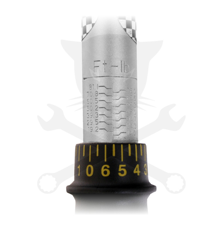 Nyomatékkulcs 019-110 Nm 3/8" - kalibrálva - Genius