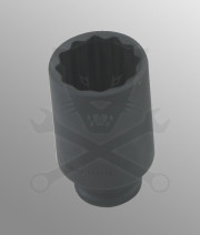 Légkulcsfej 1/2" 12 l.h. 36-os Genius