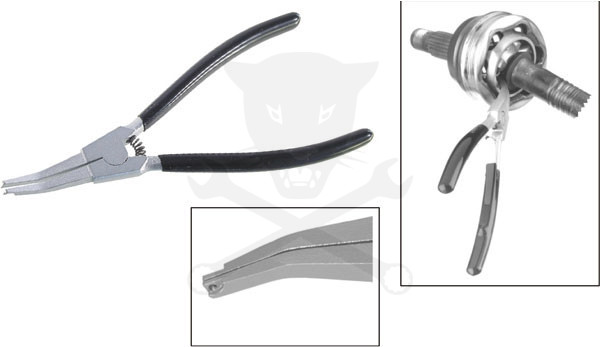 Fogó seeger speciális zárógyűrűhöz-kardántengely-hajlított 30 fok BGS