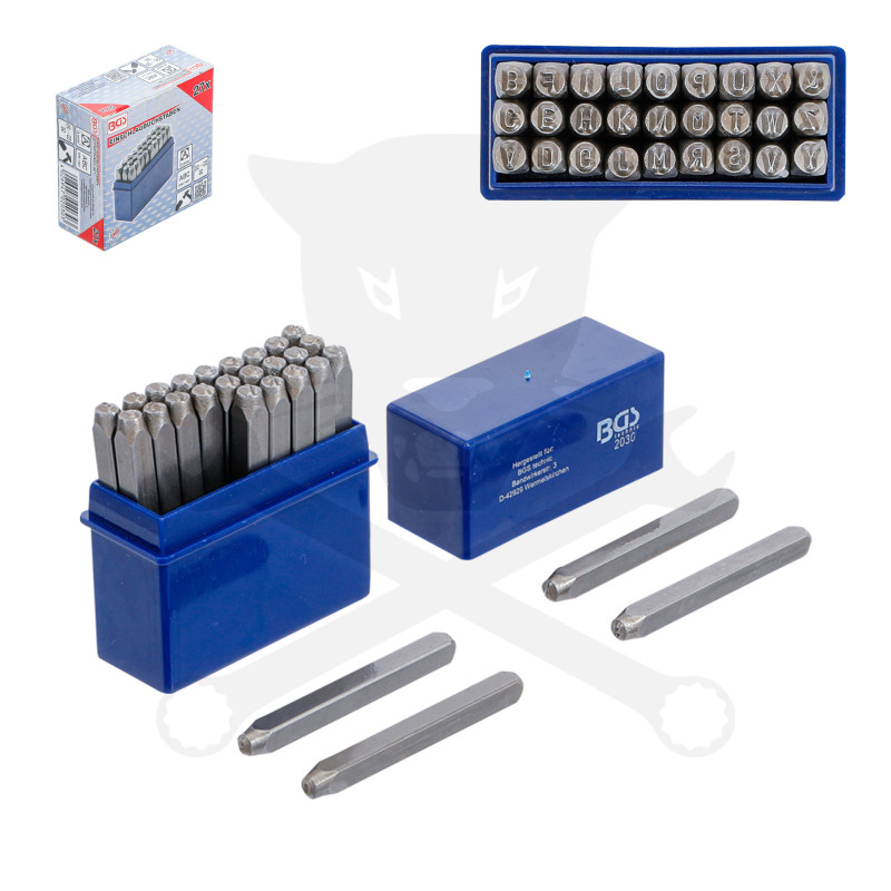 Beütő készlet BETŰ 3 mm-es BGS