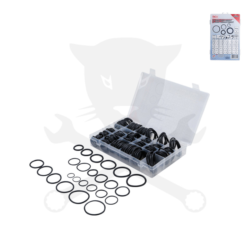 "O" gyűrű készlet 285 részes Metrikus 18-50 mm - XXL - BGS