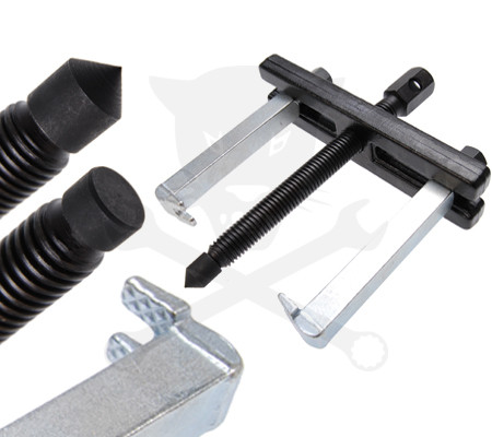 Csapágylehúzó 2 körmös, csúszószáras 70-145 mm BGS