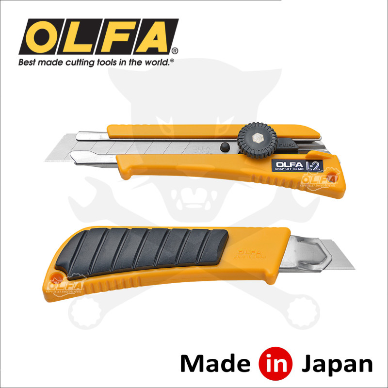Vágókés OLFA 18 mm törh.penge, csavaros rögz. - gumibetétes