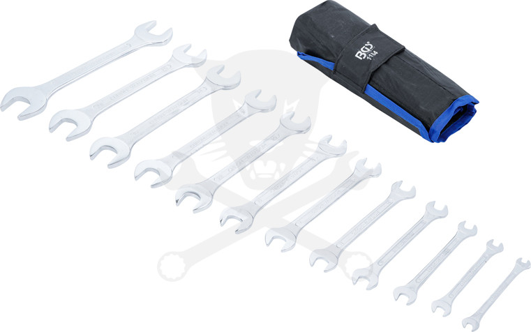 Villás-villáskulcs készlet 12 db-os 6-32 mm - melegen kovácsolt - BGS