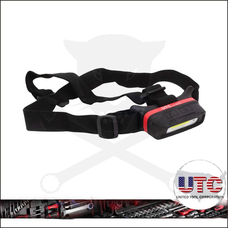 Szerelőlámpa - Fejlámpa LED 01 CREE - akkus - USB - szenzoros PROFI