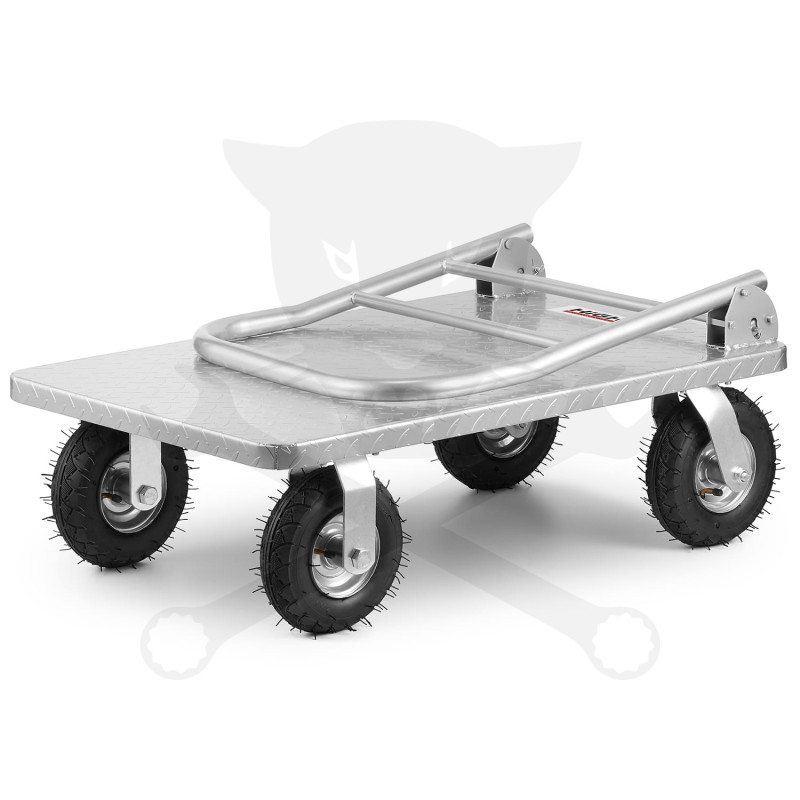 Kézikocsi 500 kg terhelhetőség -összecsukható- Nagy kerekű -HEAVY DUTY