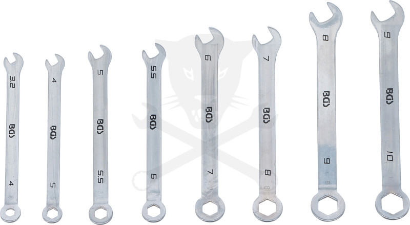 Csillag-villáskulcs készlet mini 3.2-4-5-5.5-6-7-8-9-10 mm 8 db-os - BGS