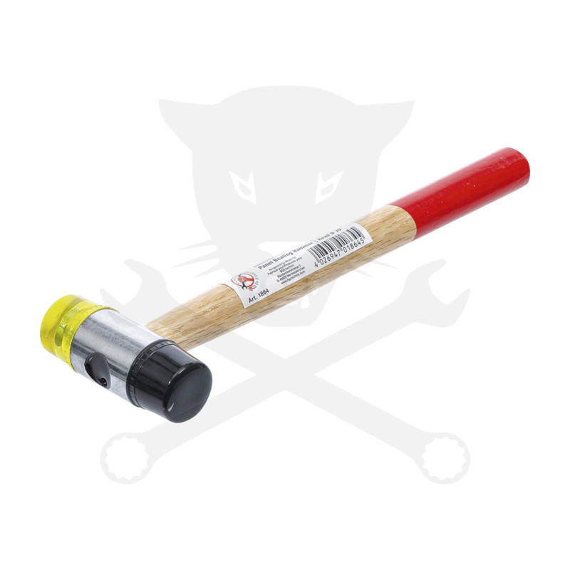 Kalapács műanyag - gumikeverék + nylon fej (cserélhető) D~30 mm