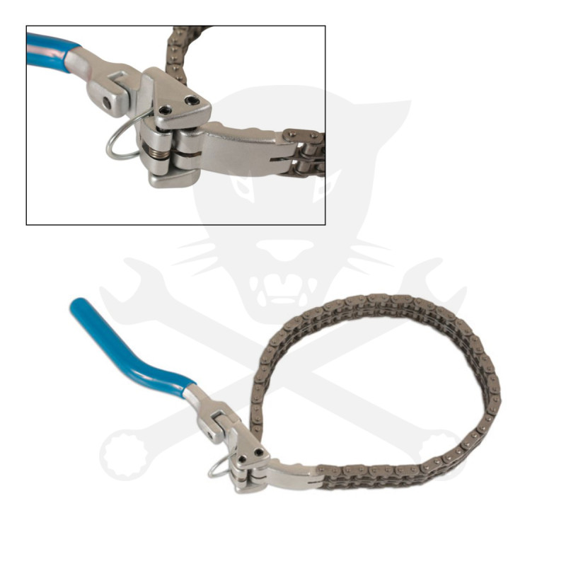 Olajszűrő leszedő láncos, dupla 60-160 mm - Laser