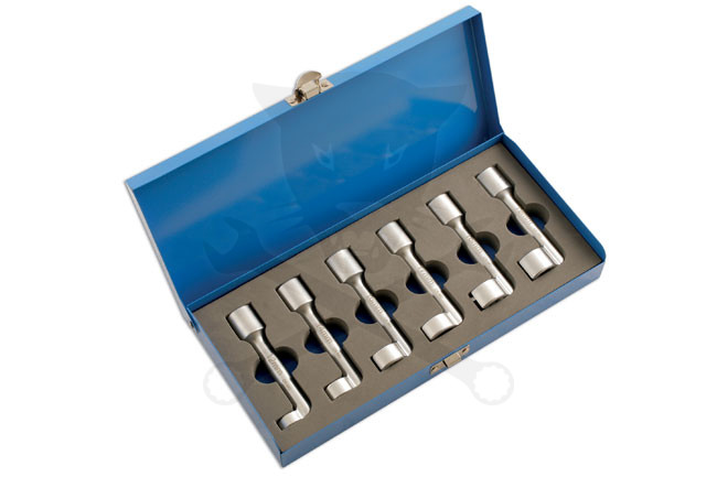 Üzemanyagcső kulcs készlet 6 db spec. nyitott 12-14-16-17-18-19 mm
