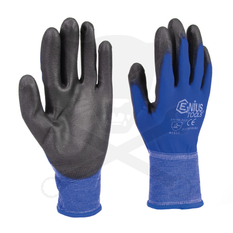 Kesztyű - szerelőkesztyű - Genius kék XXL-es 11-es