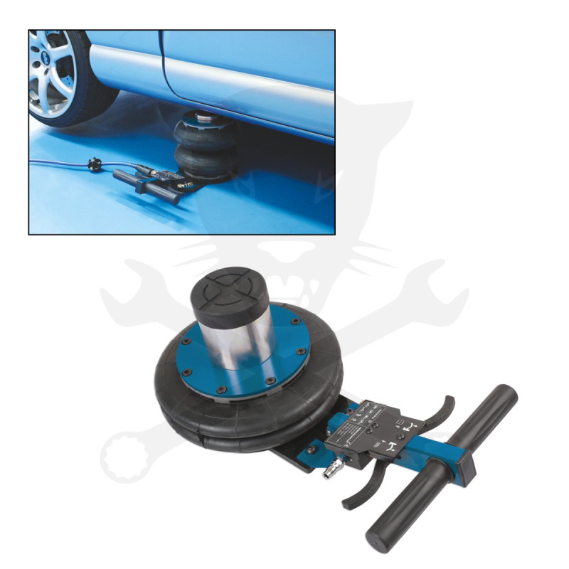 Emelő légpárnás 2 tonnás - 2 légkörös 115-350 mm+80 mm adapter -PROFI