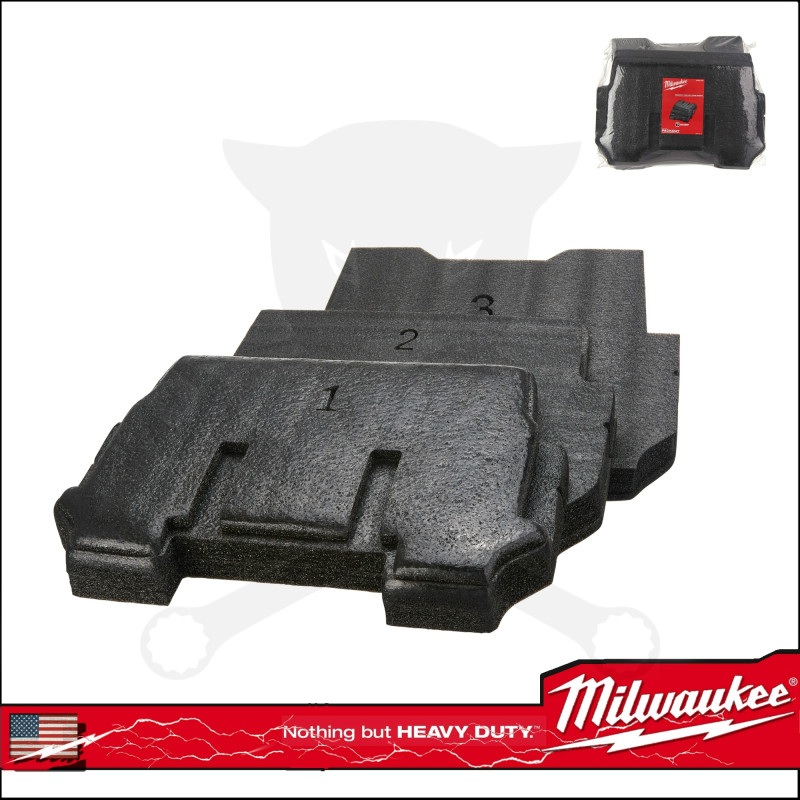 Szerszámos láda, habbetét - ütésálló - PACKOUT 1-es ládához - Milwa