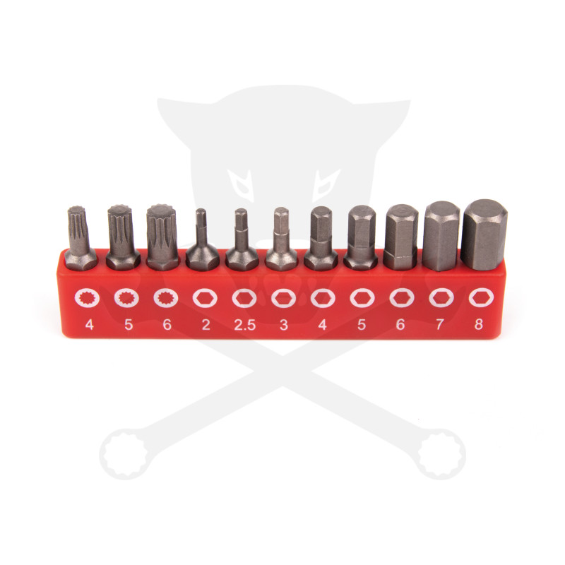 Bit készlet 11 db-os imbusz Genius