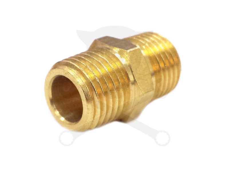 Levegő csatlakozó közcsavar külső-külső 1/4"-1/4" KK