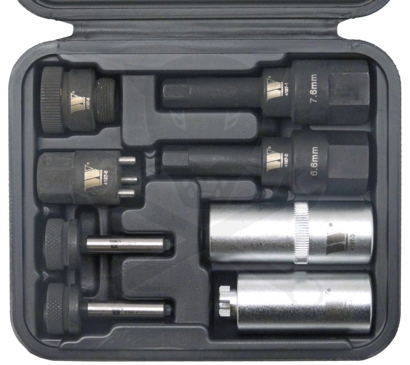 Porlasztó szétszerelő spec. szerszám készlet Bosch-Denso-Siemens 8 db-os