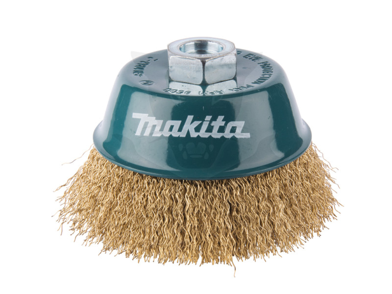 Drótcsiszoló fazékkefe M14 100 mm sárgaréz - Makita