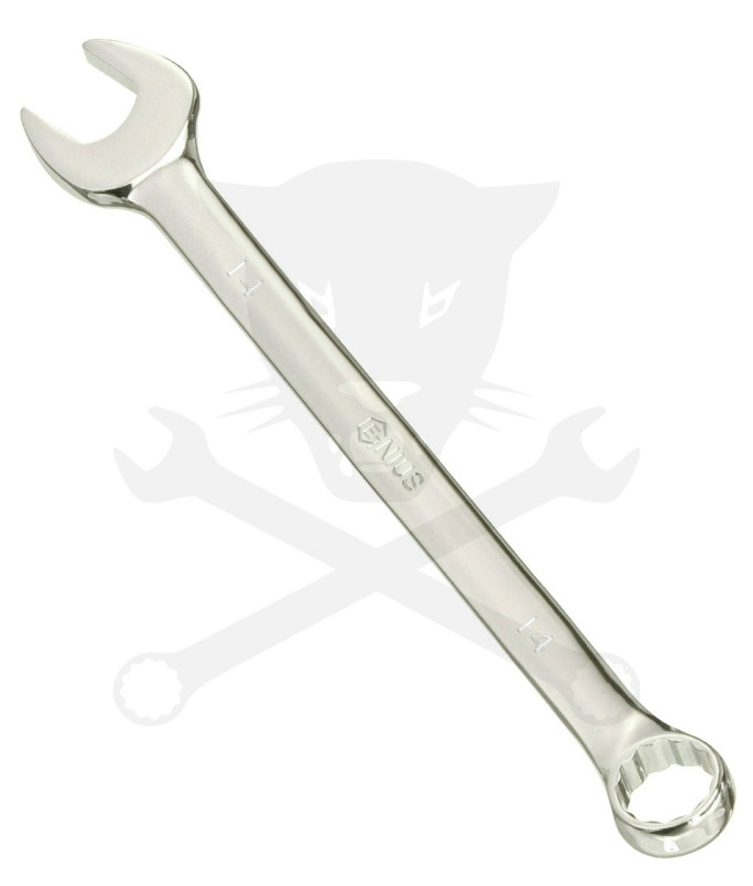 Csillag-villáskulcs 14-es 186 mm - tükör polírozott - Genius