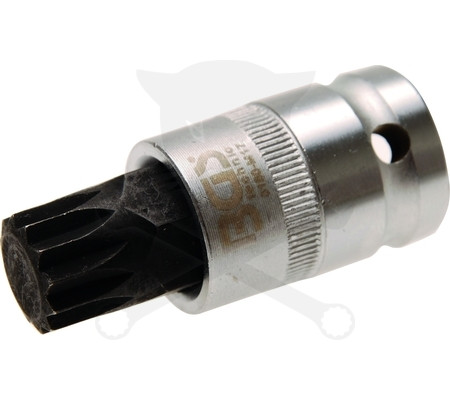 Rátűzőkulcs - crowa+bit 1/2" XZN - Spline M17 x 60 mm - BGS