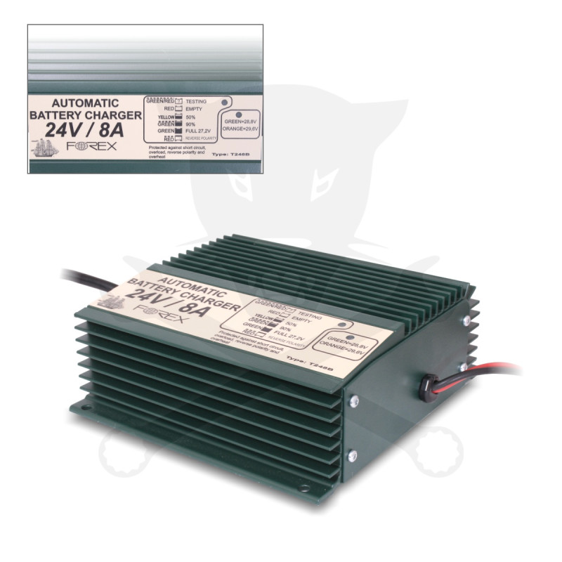 Akkumulátor töltő FRX 24V - 8A Full Automata