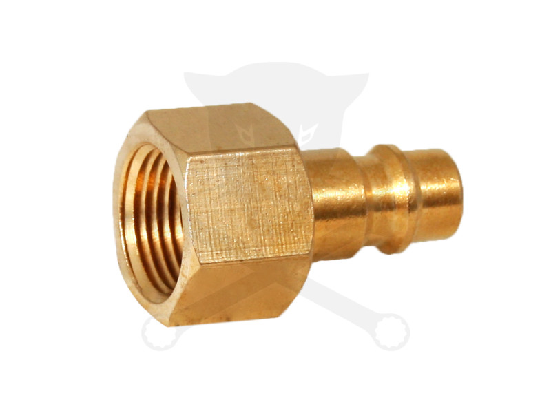 Levegős csatlakozó - gyorscsatlakozó apa - RÉZ - 3/8" BM - OLASZ
