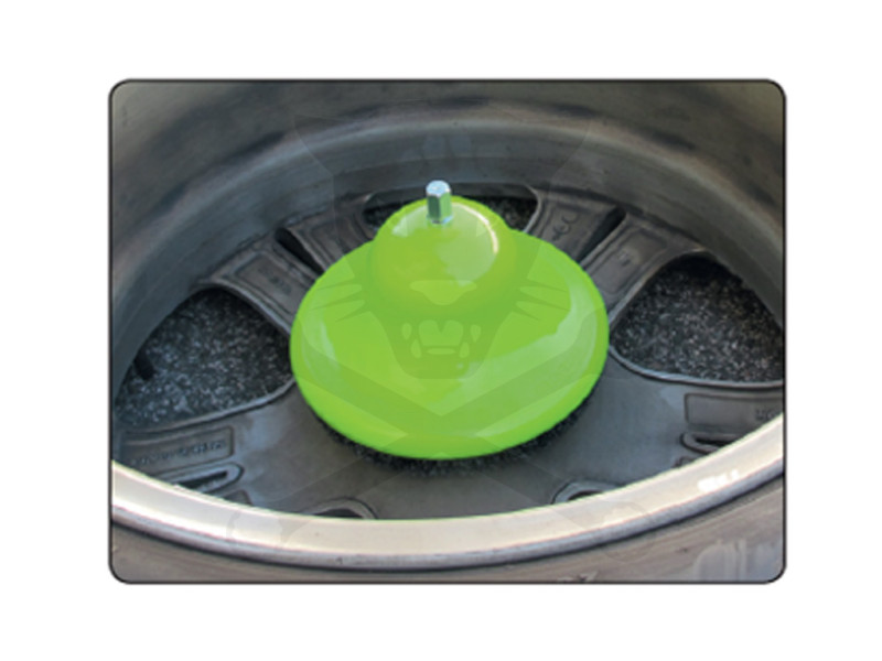 Tisztítókorong - négertárcsa befogó 160 x 75 mm + 1 db tárcsa készlet