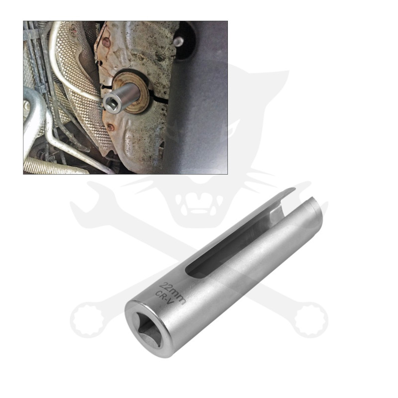 Lambdaszonda kiszerelő 22 mm egyenes 1/2" vékonyfalú - FORD Fiesta