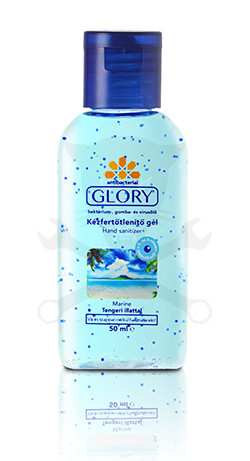 Kézfertőtlenítő gél - antibakteriális - 50 ml - Glory Tengeri