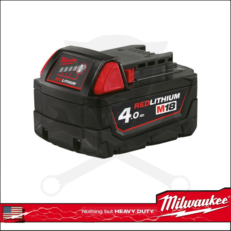 Akkumulátor 18V 4.0Ah Li-Ion B4 RED-Lithium - Milwaukee (M18B4)