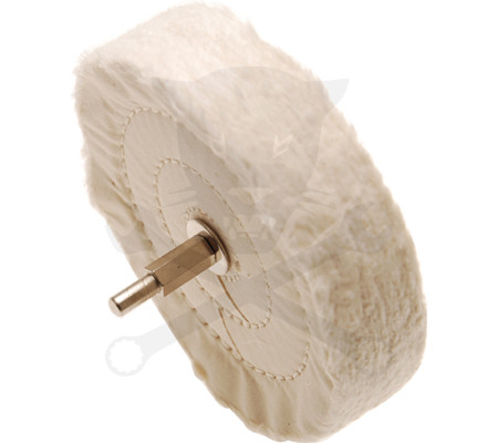 Polírozó korong átm.125x22 mm - 6-os csappal - BGS