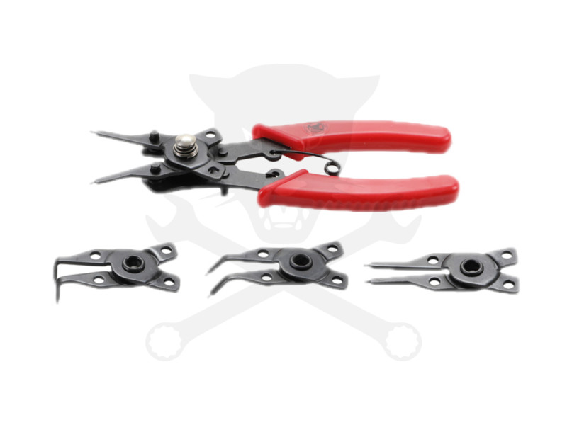 Fogó seeger készlet 160 mm + 4 db cserélhető fej - Kraftmann