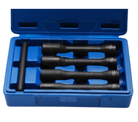 Csavarkiszedő és kerékőr leszedő kulcs készlet 4+1 db-os 1/2" hosszú BGS