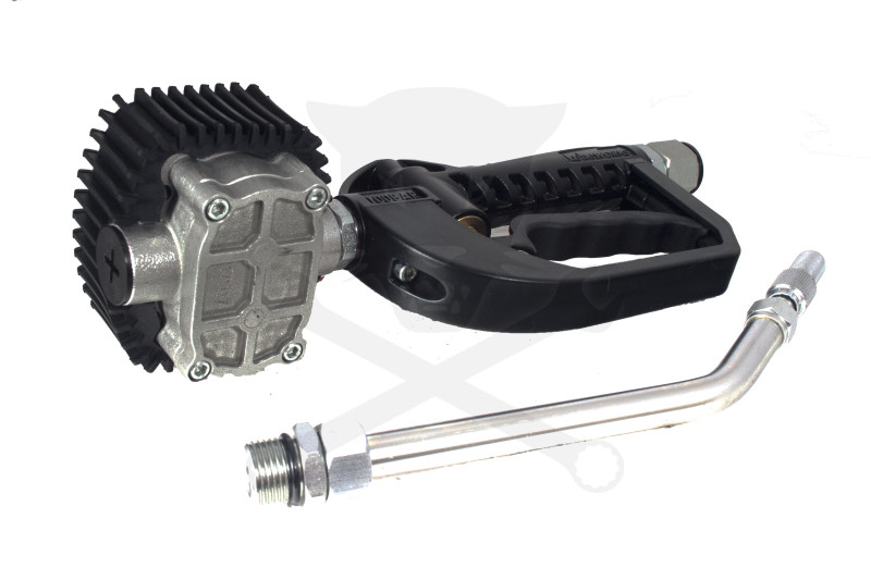 Olajkimérő pisztoly digitális fix csőrrel