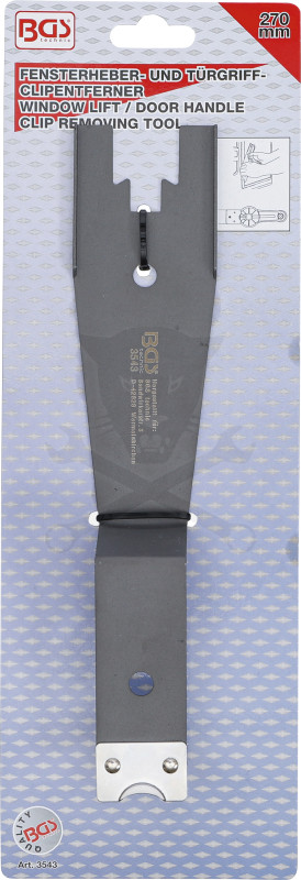 Ablaktekerő rugó kiszedő és ajtókilincs patent eltávolító - BGS