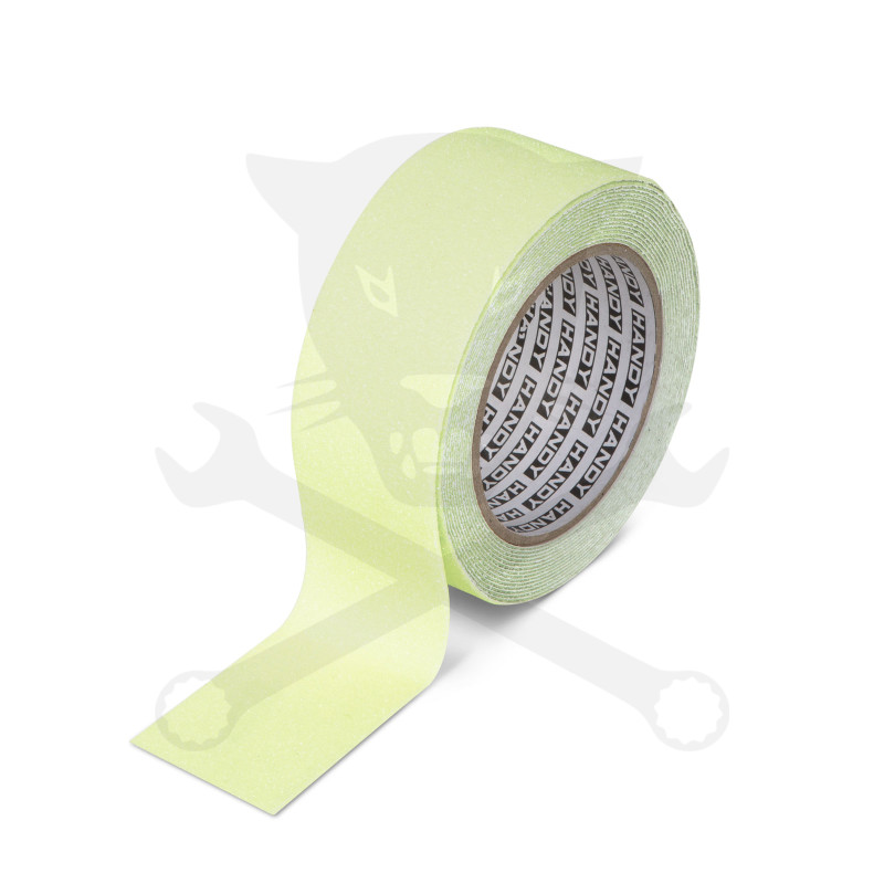 Csúszásgátló szalag foszforeszkáló 50 mm x 5 m öntapadós - Handy