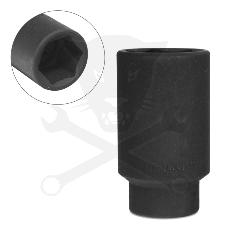 Légkulcsfej 1/2" 6 l.h. 30-as Genius