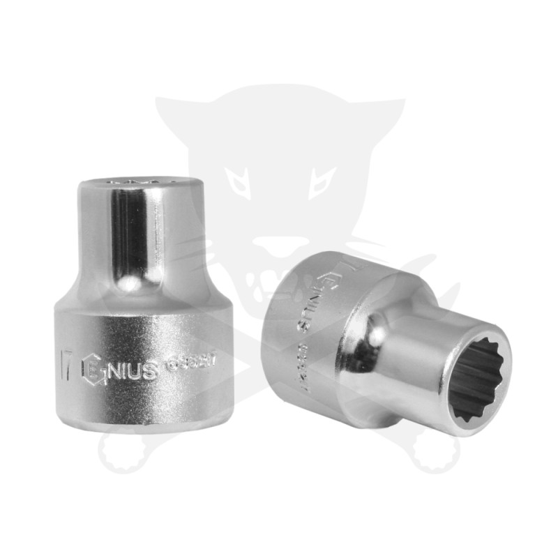 Dugókulcs - crowafej 3/4" 12 szög normál 18 mm Genius