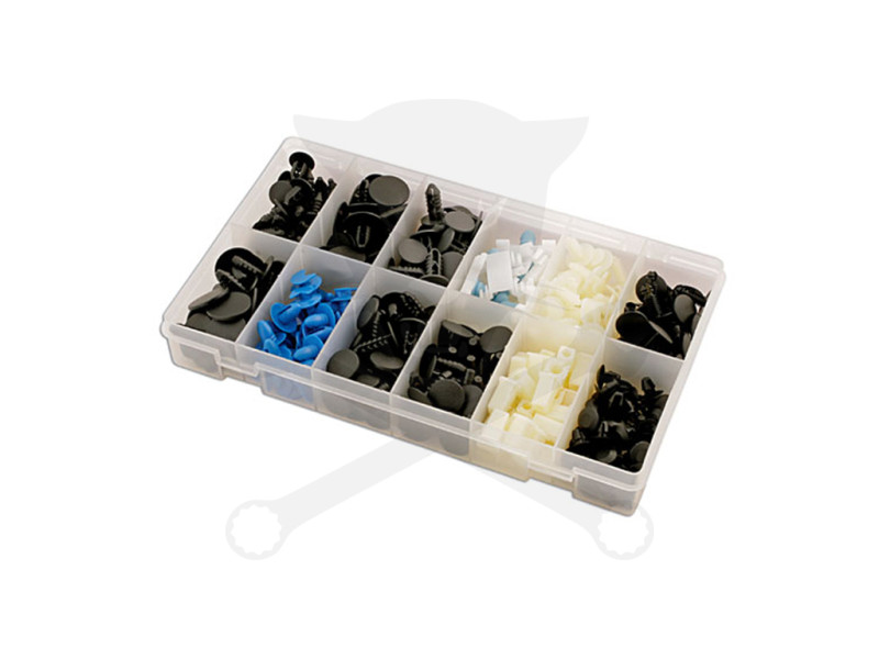 Műanyag patent készlet, válogatott, Fiat gépk. - 308 db