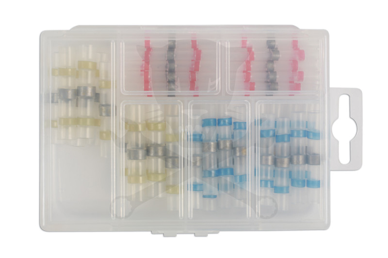 Vezetékösszekötő készlet 48 db-os zsugorcsö, forrasztható - AT18 -