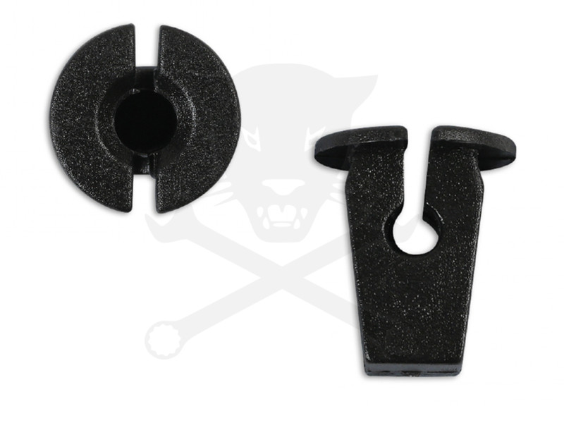 Műanyag patent készlet benyomható VW 10 db fekete -