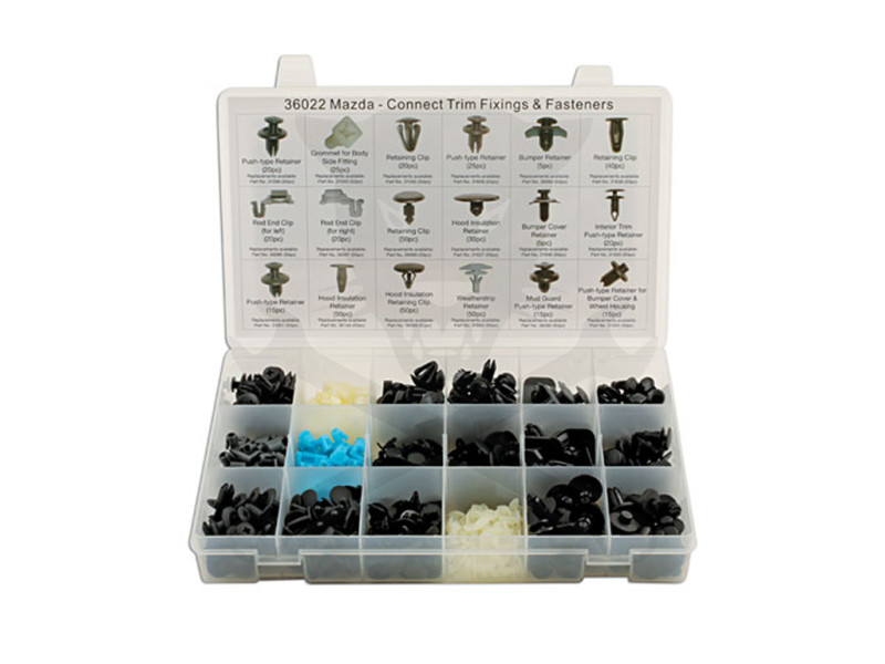 Műanyag patent készlet Mazda gépk. - 475 db