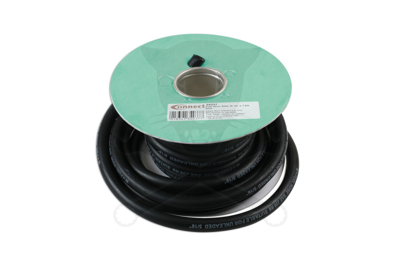 Üzemanyagtömlő 8 mm x 7.6 méter - fekete spec. gumicső